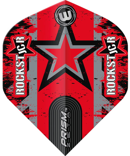 Winmau Prism Zeta - Joe Cullen - Star - Rock Star - Dart Flights - Standard Shape