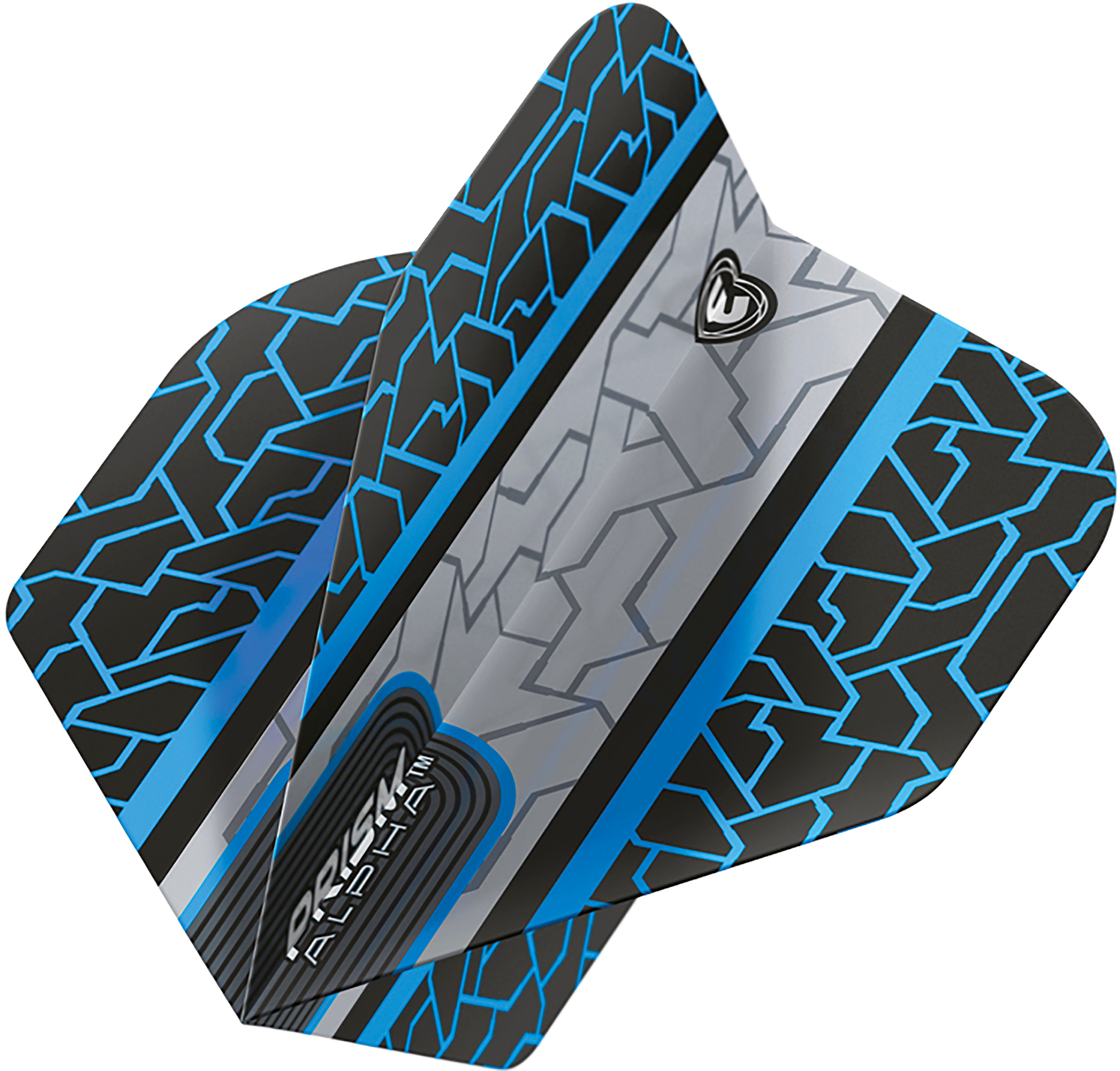 Winmau Prism Alpha  - Extra Thick - Dart Flights - Blue - Standard Shape
