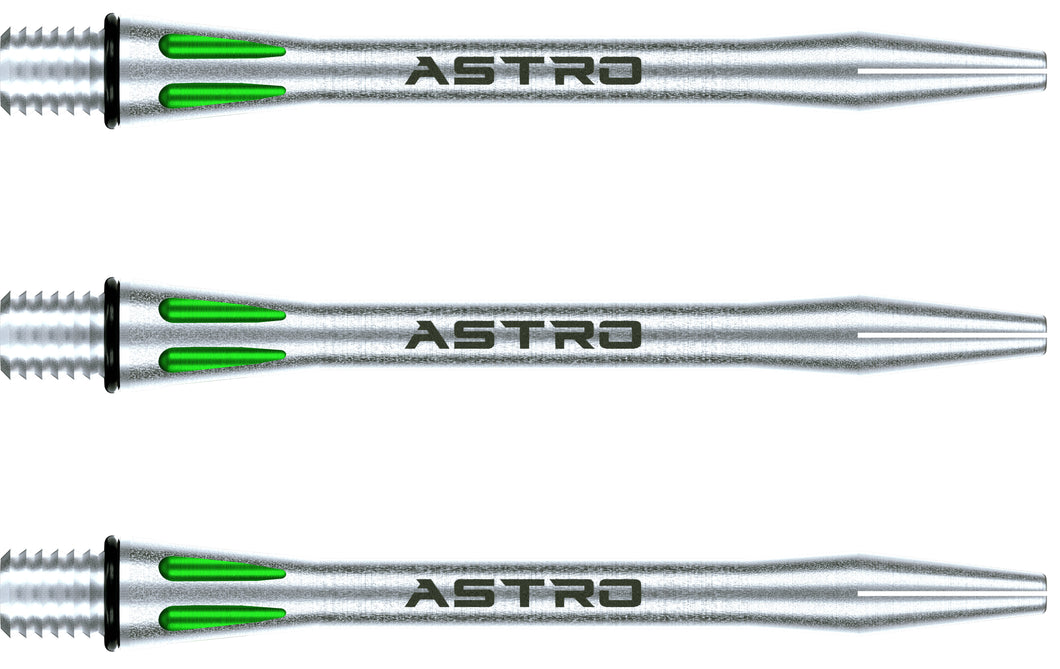 Winmau Astro - Aluminium Dart Shafts - Green