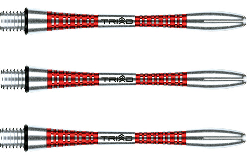 Winmau Triad Aluminium Dart Shafts - Red