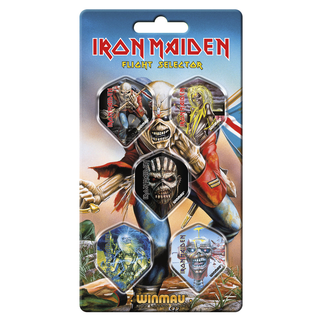 Winmau Iron Maiden Dart Flight Selector Kit - Standard Shape