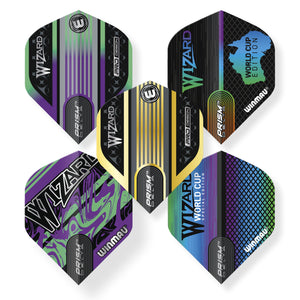 Winmau Simon Whitlock - Wizard - Prism Dart Flight Collection - Standard Shape