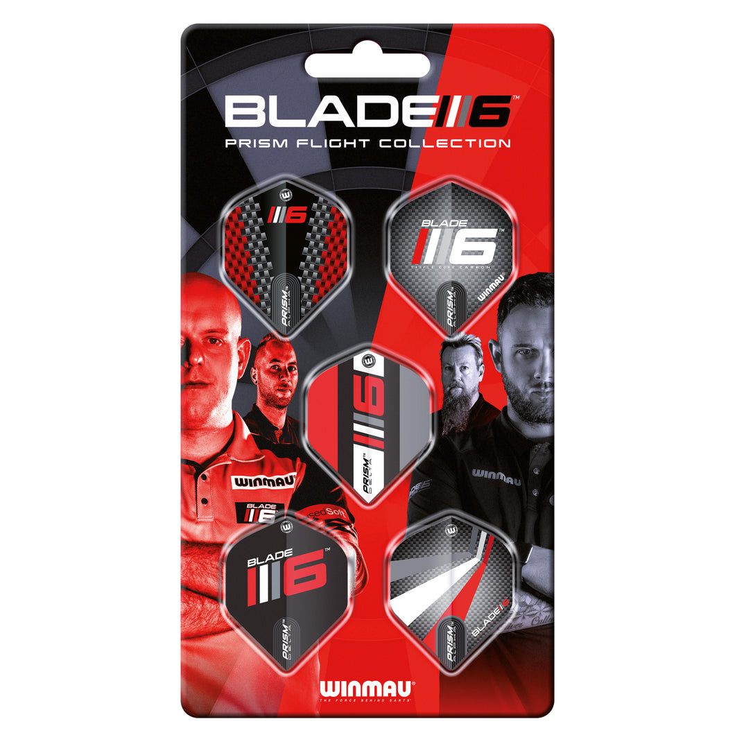 Winmau Blade 6 Dart Flight Selector Kit - Standard Shape