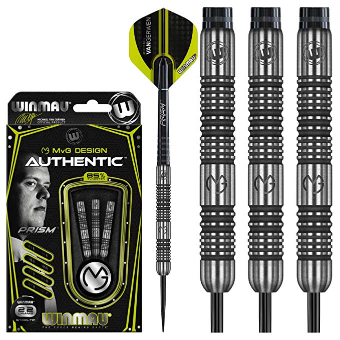 Winmau Michael van Gerwen Darts - Steel Tip - 85% Tungsten - MvG - Authentic - 22g to 26g