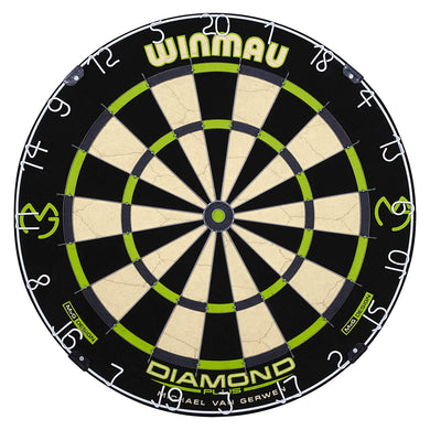 Winmau MvG Design Dartboard - Triangular Wire System - Diamond Plus