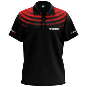 Winmau Wincool 4 - Black & Red - Darts Shirt