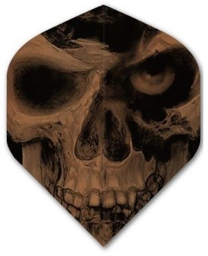 Alchemy Copper Chrome - Skull Eye  - Dart Flights - 100 Micron