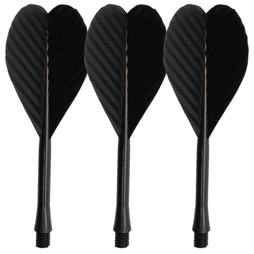 All In One Bar Dart Flights & Stems - Black