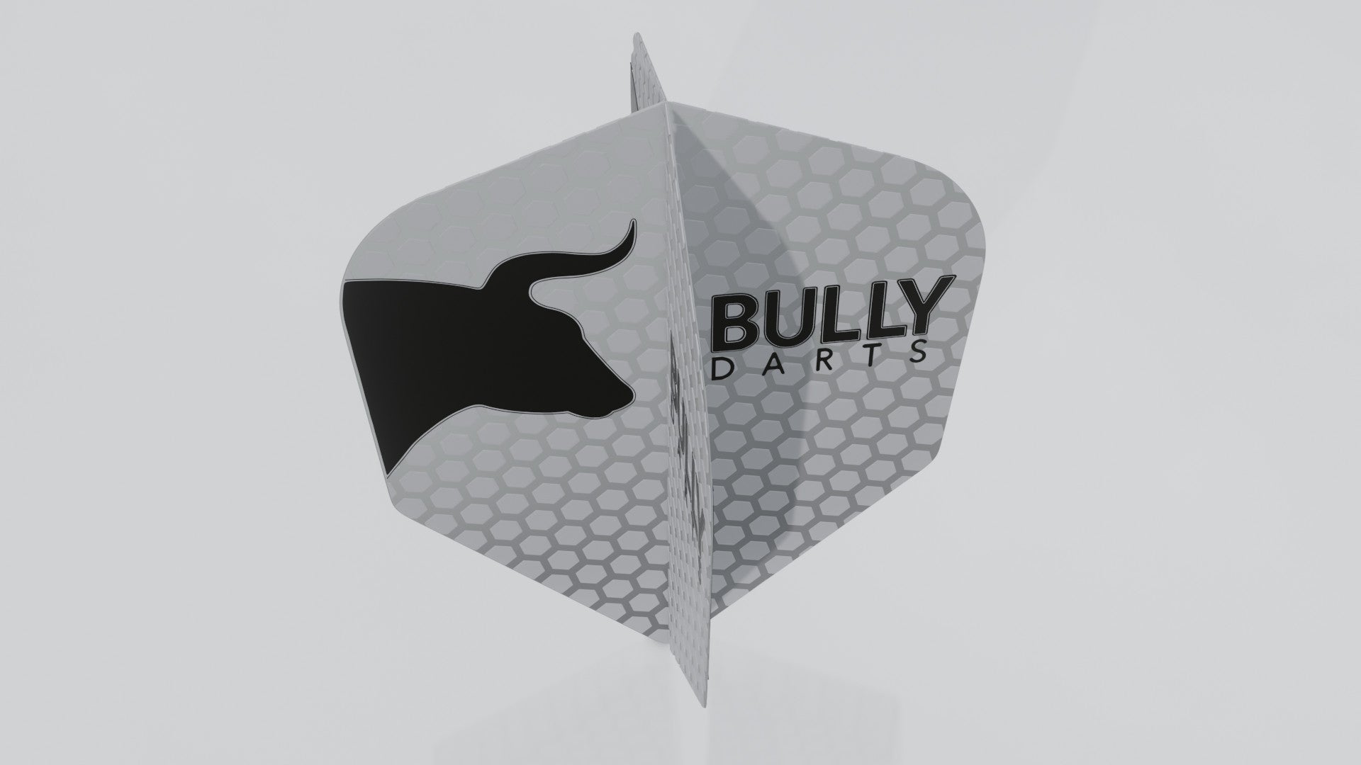 Bully Dart Flights - 100 Micron - No6 - Standard Shape - Silver