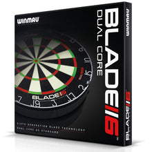 Winmau Blade 6 Dual Core Dartboard - Staple Free - Rota Lock