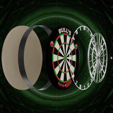 BULL'S Focus II Plus Dartboard - Staple Free - Professional