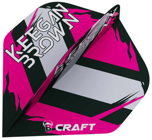 BULL'S B-Craft Dart Flights - Keegan Brown - A Standard Shape