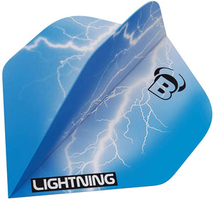 BULL'S Lightning Dart Flights - A Standard Shape - Blue