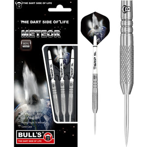 BULL'S Meteor MT5 Steel Tip Darts - 80% Tungsten - 22g