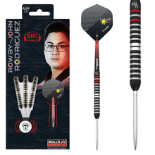 BULL'S Rowby-John Rodriguez Steel Tip Darts - 90% Tungsten - Little John - 23g 25g