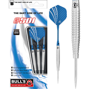 BULL'S @501 - AT5 - 90% Tungsten - Steel Dart Tip Darts - 26g