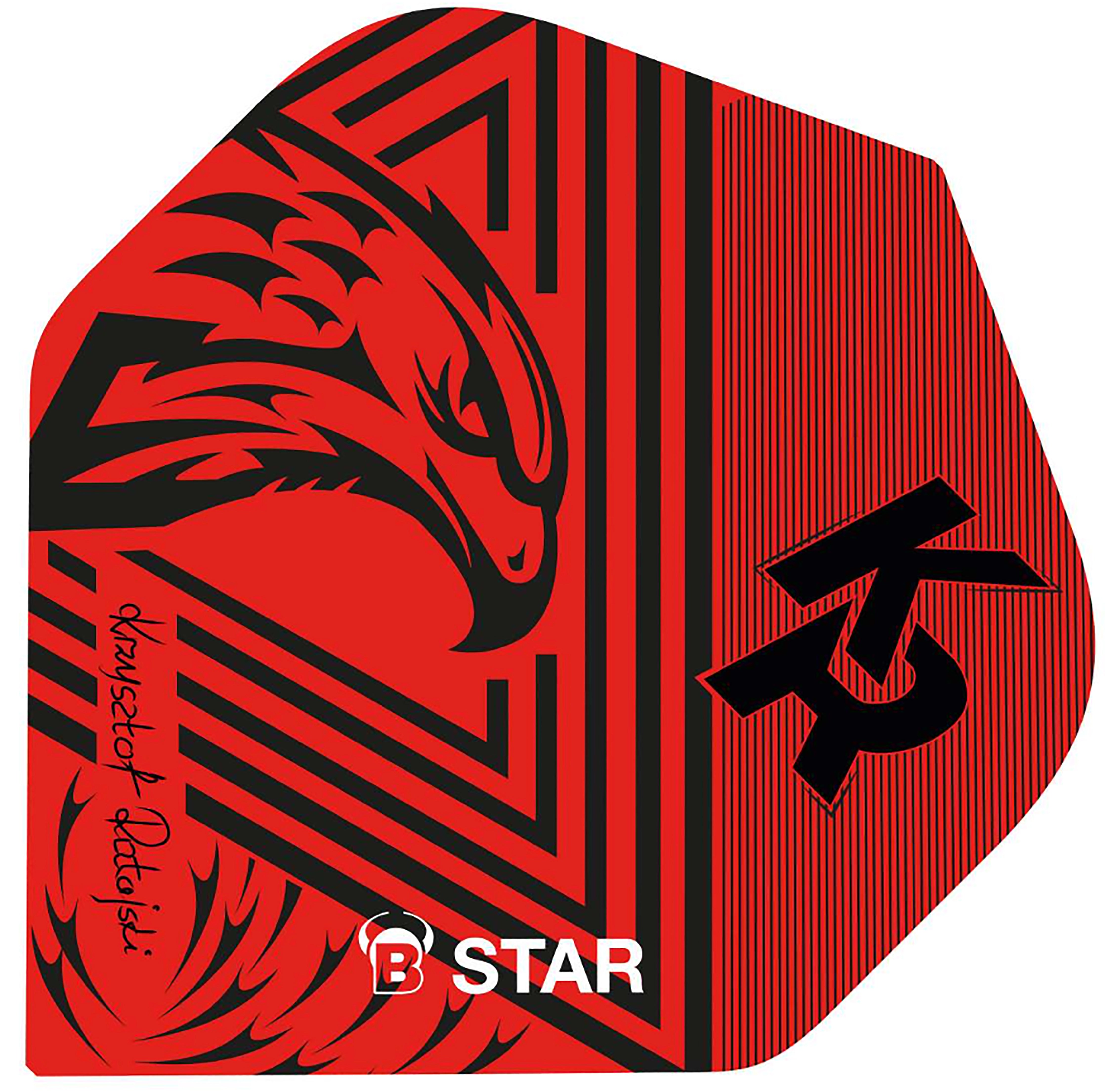 BULL'S B-Star Dart Flights - Krzysztof Ratajski - Scoremaster - Polish Eagle