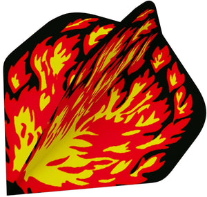 BULL'S Base Dart Flights - Fire - A Standard Shape