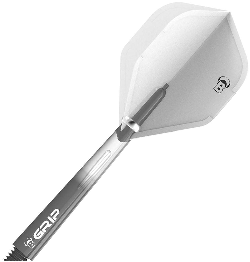 BULL'S Dragon Dart Flights -White - Standard - Moulded