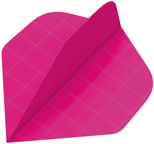 BULL'S Nylon Dart Flights - Standard Shape - Pink - Fabric