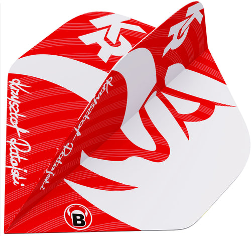 BULL'S X-Powerflite Krzysztof Ratajski - B Shape Standard Dart Flights - Polish Eagle