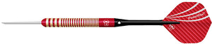 BULL'S Metis Steel Tip Brass Darts - 21g 23g - Red