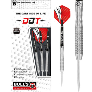 BULL'S Dot D2 - 90% Tungsten Steel Tip Darts - 24g