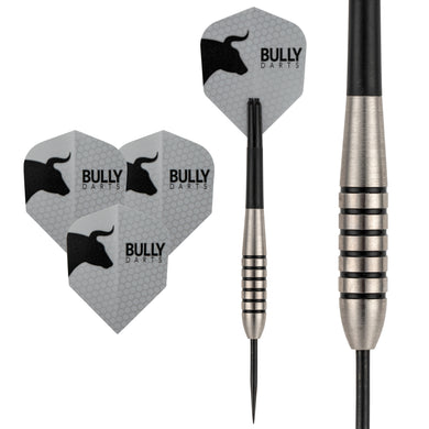 Bully 6 - 85% Tungsten Darts - Dart Flights - Stems - Wallet - 22g - 32g