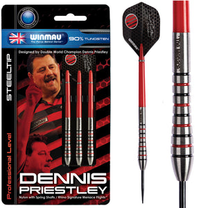 25g Winmau Dennis Priestley Tungsten Darts