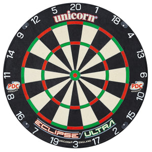 Unicorn Eclipse Ultra Bristle Dartboard - With Unilock - Staple Free