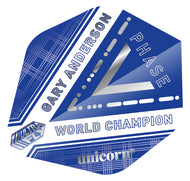 Unicorn Gary Anderson - World Champion Phase 5 - Ultrafly - Dart Flights - AR1