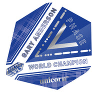 Unicorn Gary Anderson - World Champion Phase 5 - Ultrafly - Dart Flights - Plus