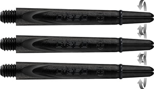 Harrows Carbon 360 Spin Dart Shafts - Black