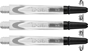 Harrows Carbon 360 Spin Dart Shafts - Clear