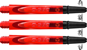 Harrows Carbon 360 Spin Dart Shafts - Red