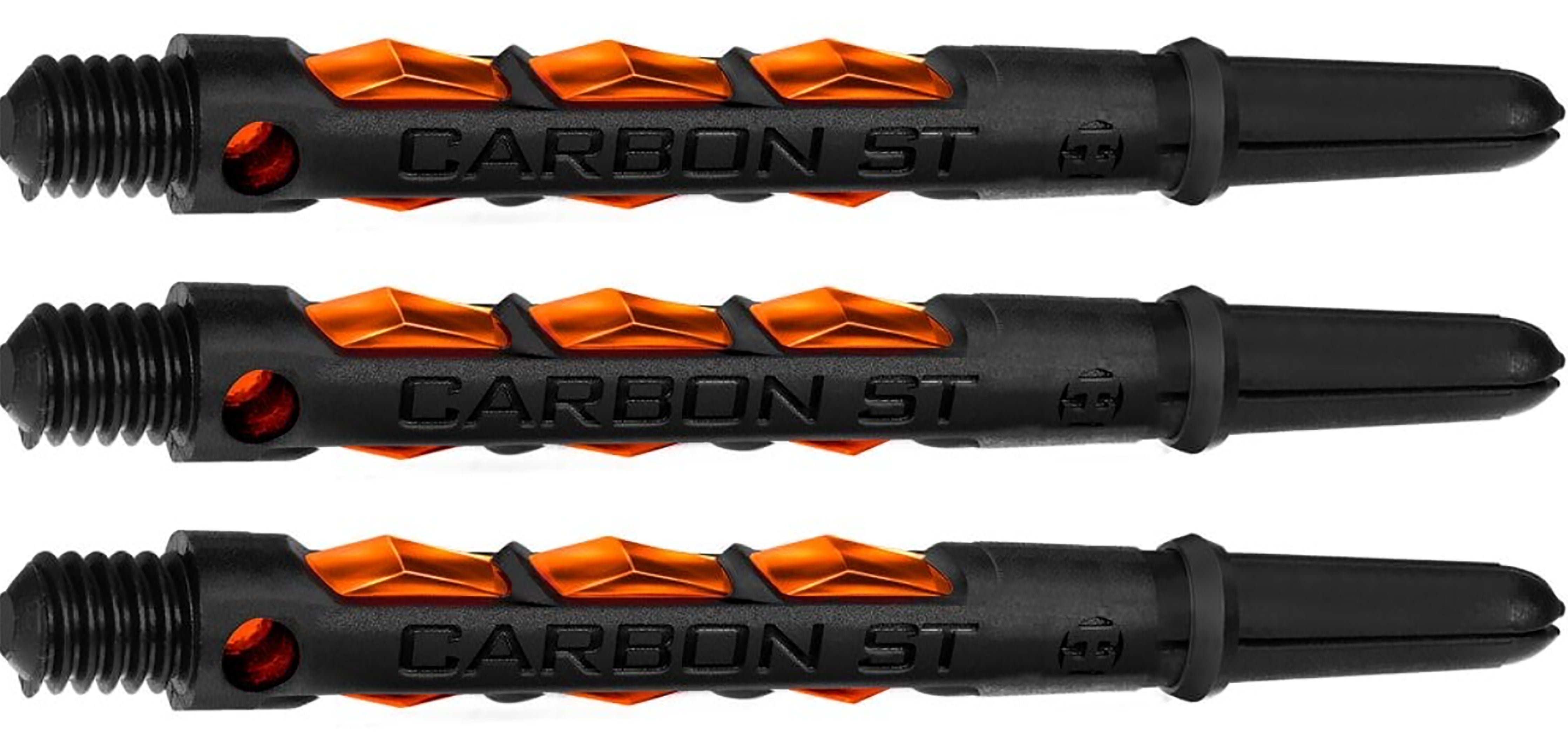 Harrows Carbon ST Shafts - Dart Stems - Black & Orange