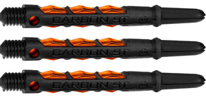 Harrows Carbon ST Shafts - Dart Stems - Black & Orange