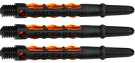Harrows Carbon ST Shafts - Dart Stems - Black & Orange