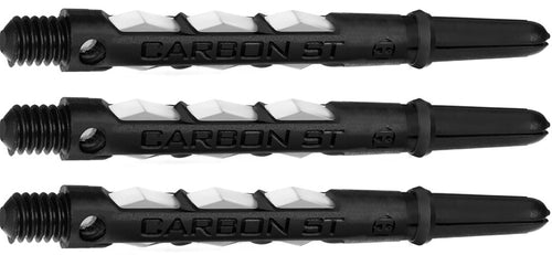 Harrows Carbon ST Shafts - Dart Stems - Black & White