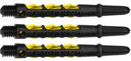 Harrows Carbon ST Shafts - Dart Stems - Black & Yellow