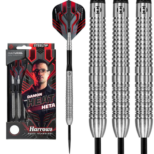 Harrows - Damon Heta Darts - Steel Tip - The Heat - Natural - 90% Tungsten 21g 23g 25g