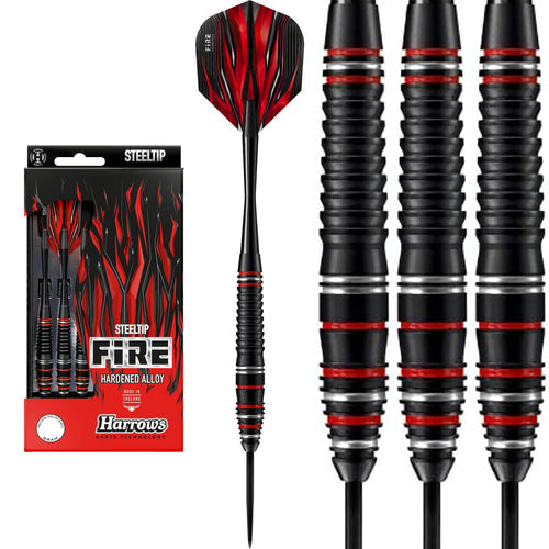 Harrows Fire Darts - Steel Tip - High Grade Alloy - 21g - 24g