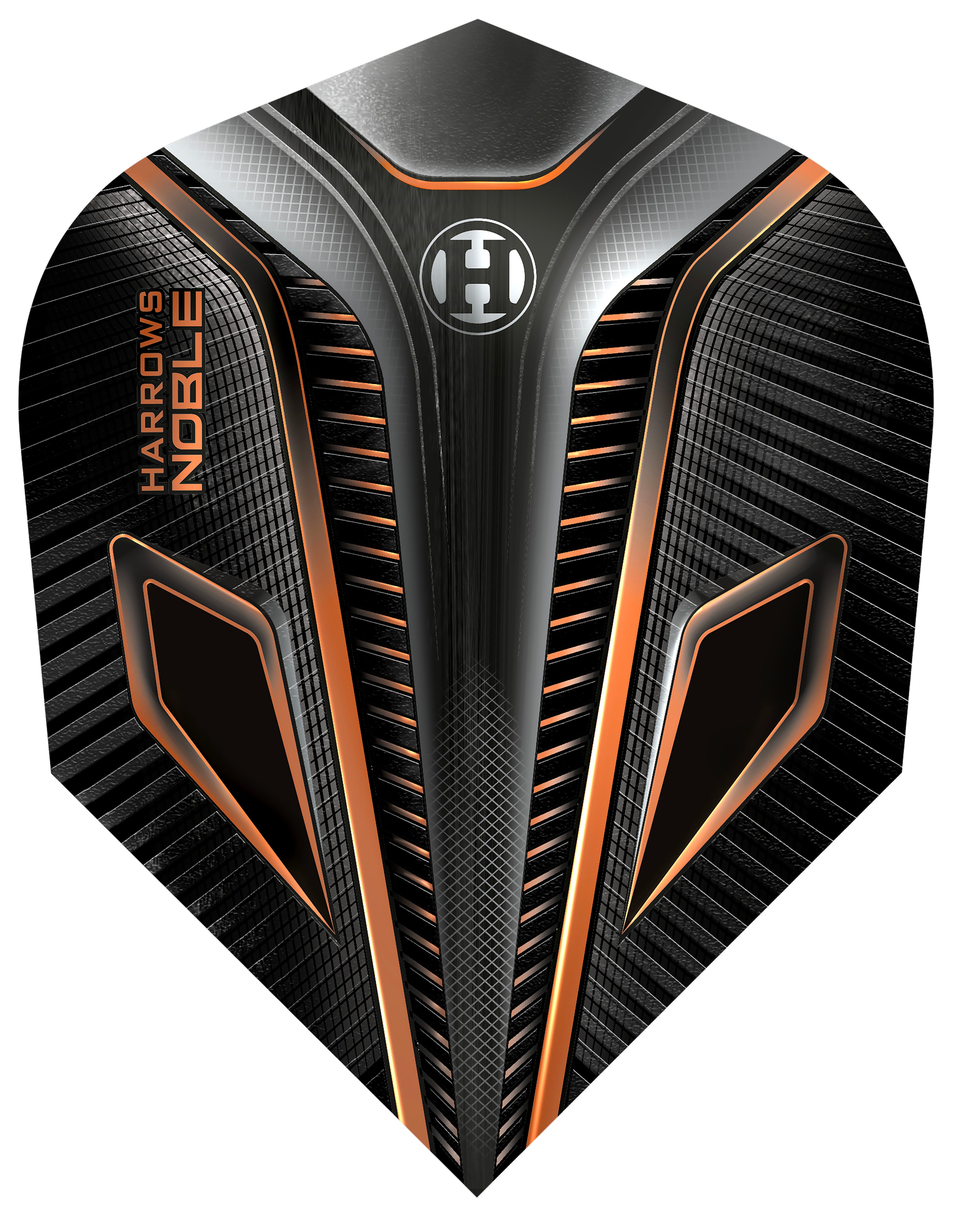 Harrows Noble Dart Flights - 100 Micron - No6 - Standard - Rich Gold