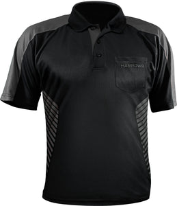 Harrows Vivid Dart Shirt - Black & Grey - Small to 5XL