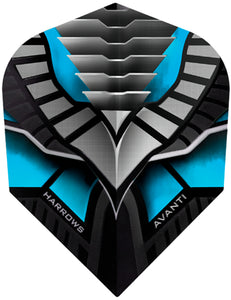 Harrows Avanti Dart Flights - 100 Micron - Extra Strong - Blue