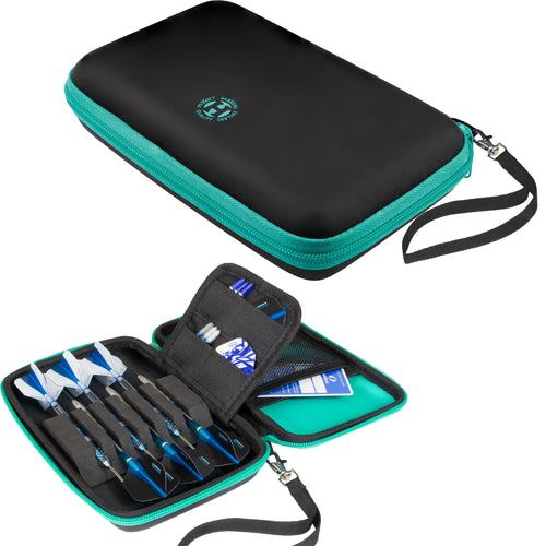 Harrows Blaze Pro 6 Dart Wallet - Strong and Durable - Holds Fully Assembled Darts - Jade