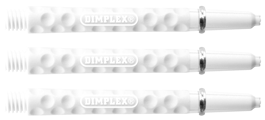 Harrows Dimplex Dart Shafts - White - Medium - Short