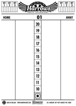 Harrows Scoreboard - Dry Wipe Dart Board - Marker Board