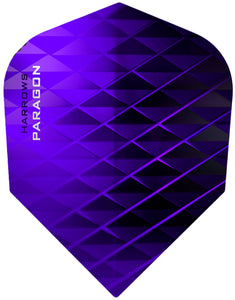 Harrows Paragon Dart Flights - 100 Micron - Extra Strong - Purple