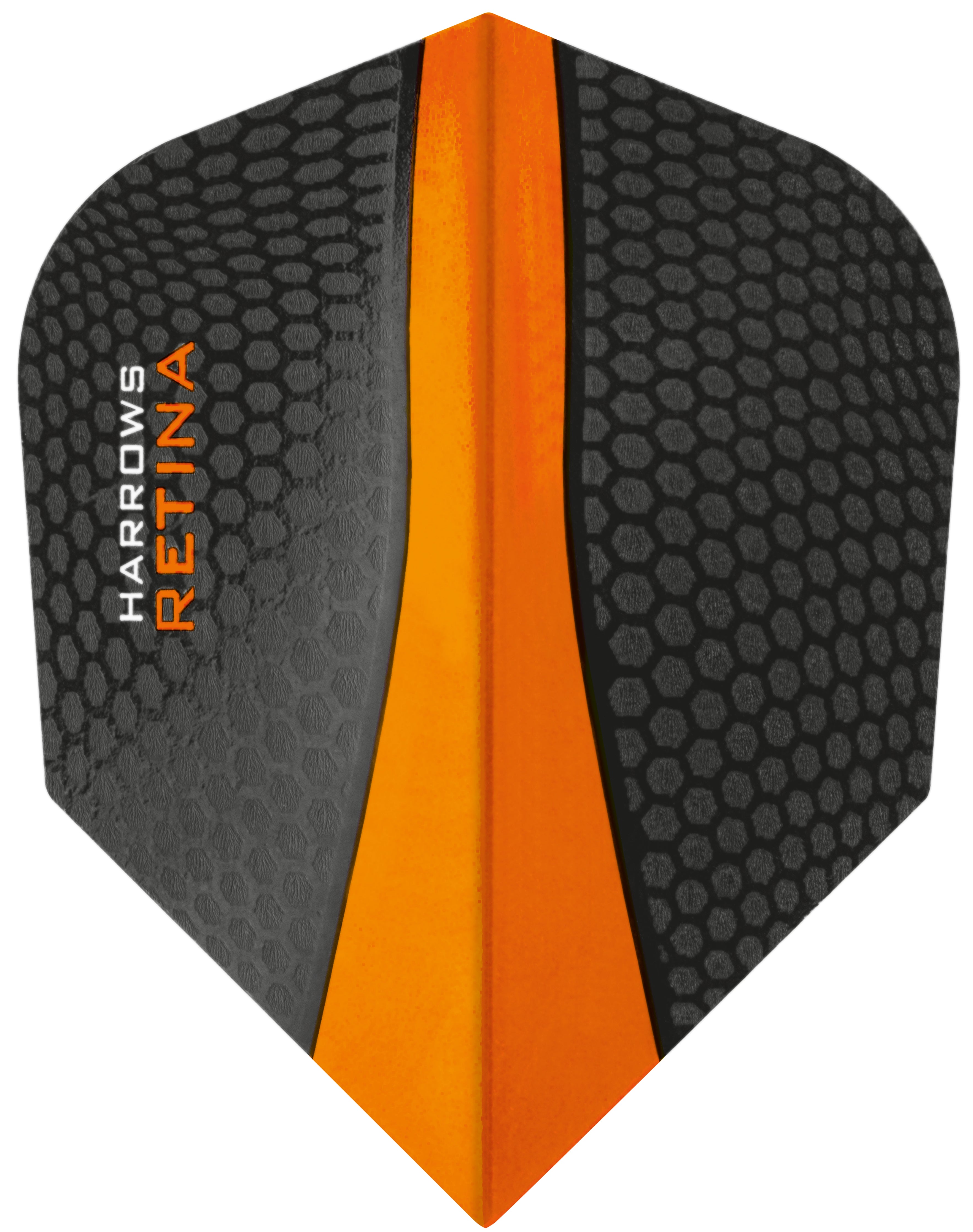 Harrows Retina Dart Flights - Orange - 100 Micron - Standard Shape